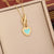 Fashion Heart Stainless Steel Oil Dripping Pendants