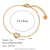 Fashion Heart Stainless Steel 18K Gold Plated Necklaces