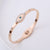 IG Style Eye Stainless Steel Electroplating Bangles