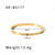 IG Style Octagram Tennis / Diamond Line Chain Asymmetrical Six-Pointed Star Stainless Steel Zircon Inlay Bangles