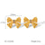 IG Style Pearl Bowknot Geometric Stainless Steel Electroplating Earrings