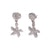 Fashion Star Geometric Stainless Steel Electroplating Earrings