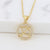 Women Diamond Metal Animal Zodiac Sign Copper Necklaces