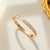 Titanium Steel 18K Gold Plated Bangles