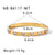 IG Style Heart Stainless Steel Electroplating Bangles