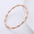 Modern Chinese Bamboo Stainless Steel Electroplating Bangles