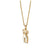 Fashion Stripe Geometric Stainless Steel 18K Gold Plated Necklaces