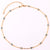 Women Round Polka Dot Geometric Copper Electroplating Necklaces