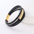 Men Minimalist Stripe Geometric Stainless Steel Electroplating Bracelets