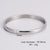 Minimalist Round Stainless Steel Electroplating Bangles