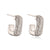 Irregular Geometric Copper Inlay Stud Earrings