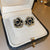 Chic Pearl Geometric Flower Alloy Pearl Inlay Earrings