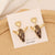 Retro Vintage Chinese Zodiac Animal Stainless Steel Electroplating Stud Earrings