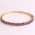 Zircon Electroplating Bangles