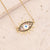 Women Eye Copper Gold Plating Pendants