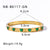 IG Style Heart Stainless Steel Electroplating Bangles