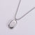 Women Ethnic Metal Letter Moon Doll Stainless Steel Electroplating Pendants