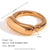 Minimalist Women Circle Geometric Stainless Steel 18K Gold Plated Rings