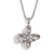 Fashion Petal Flower Stainless Steel Electroplating Necklaces