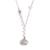 Fashion Shell Geometric Stainless Steel Electroplating Necklaces