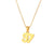 Fashion Quadrilateral Geometric Stainless Steel 18K Gold Plated Necklaces