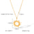 IG Style Octagram Geometric Stainless Steel Electroplating Necklaces