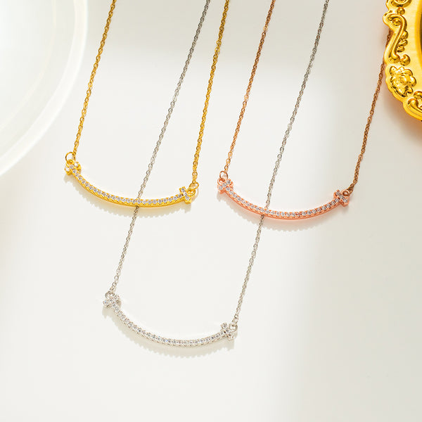 Geometric Titanium Steel 18K Gold Plated Necklaces