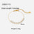 Women IG Style Pearl Geometric Stainless Steel 18K Gold Plated Bracelets