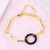 Minimalist Ellipse Round Circle Number Geometric Text Letter Zircon Electroplating Necklaces