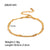 Women IG Style Circle Geometric Stainless Steel 18K Gold Plated Bracelets