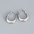 925 Sterling Silver Korean U-Shaped Geometric Silver Electroplating Stud Earrings