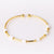 Minimalist Circle Gold Plating Oil Dripping Bangles