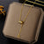 Fashion East Asia Symbol Geometric Titanium Steel 18K Gold Plated Necklaces