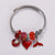 Women Heart Stainless Steel Bangles