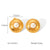 IG Style Pearl Geometric Stainless Steel Electroplating Earrings