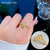 Moderate Luxury Women Crown Brass Rings