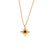 Fashion Octagram Geometric Stainless Steel 18K Gold Plated Necklaces