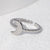 Women Expressive Moon Stainless Steel Electroplating Rings