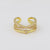 Women Metal Gold Plated Copper Rings