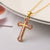 Cross Geometric Copper Pendants