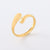 Retro Vintage Women Retro Vintage Geometric Stainless Steel Electroplating Rings