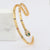 Women Diamond Metal Chinese Zodiac Animal Zircon Bangles