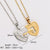 Minimalist Heart Crown Heart Stainless Steel Electroplating Necklaces