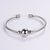 Luxurious Stripe Circle Round Stainless Steel Electroplating Bangles