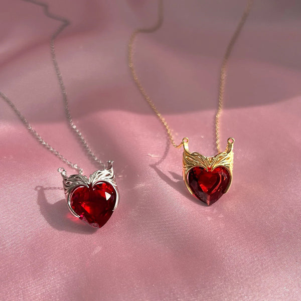 Expressive Heart Stainless Steel Electroplating Necklaces