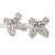 Fashion Bowknot Stainless Steel Electroplating Stud Earrings