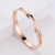 Retro Vintage Women Stainless Steel Bangles