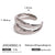 Minimalist Circle Geometric Stainless Steel Electroplating Rings