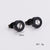 IG Style Circle Stainless Steel Electroplating Stud Earrings