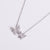 Women Korean Diamond Metal Shell Tassel Butterfly Star Titanium Steel Gold Plating Necklaces